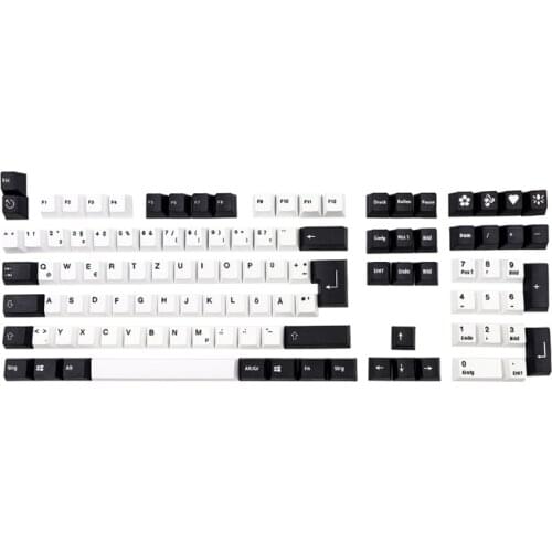J60A 109 Key German PBT Keycap Cherry Profile Dye Sub Keycaps for Mx Switches Gk61 64 68 96 108 Corsair Strafe K65 K70 G710
