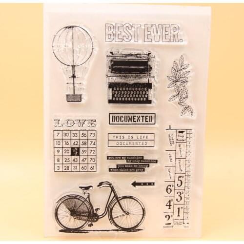 KLJUYP Clear Stamps Scrapbook Paper Craft Clear stamp scrapbooking 433