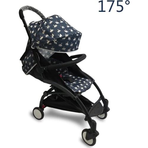 175 Degrees Stroller Sun Shade and Cushion Pad for Baby Yoya Babyzen Yoyo Pram Accessories Seat Liners Hood Canopy Cover