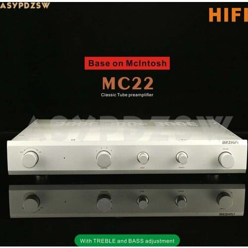 HIFI Classic MC22 Tube preamplifier Base on McIntosh C22 With TREBLE/Bass adjustment