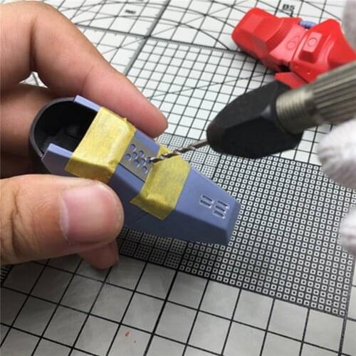 Auxiliary Ruler Stainless steel Hole 13 In 1 Details Decorations Carving Engraved Tool for Gundam Model Craft Accessories