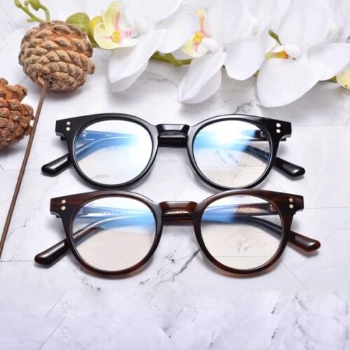 Small face Optical Glasses Frame Acetate Eyeglasses gentle Milan Oliver Reading glasses Women and Men Tortoise Eyewear Frames