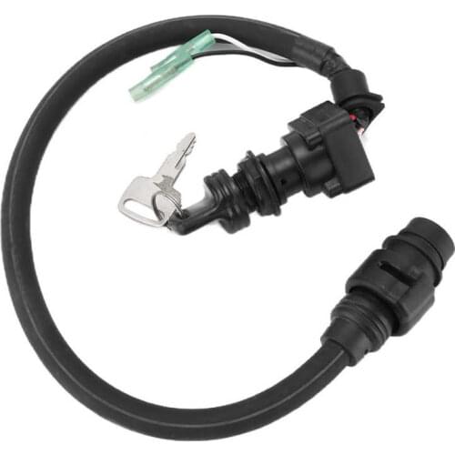 Ignition Switch Prevent Poor Contact Outboard Switch Assy 6H3‑82510‑02‑00 Waterproof Silver Plating with Keys for Auto