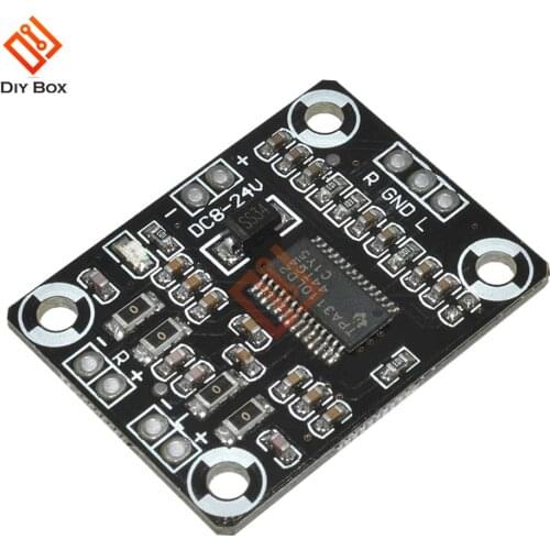 TPA3110 Digital Amplifier Board 15W+15W 2.0 Channel DC 12V 3A Audio Stereo Power AMP Mini Amplifiers for Car Home Speakers DIY