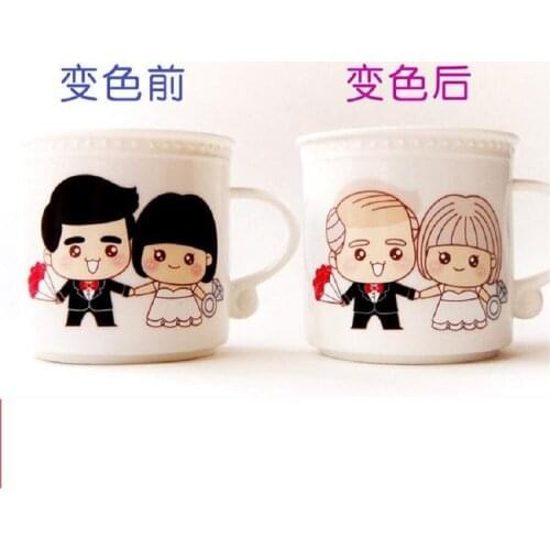 Valentines Day gift to send to friends said of a couple discoloration Cup couple cups husband wife birthday gift
