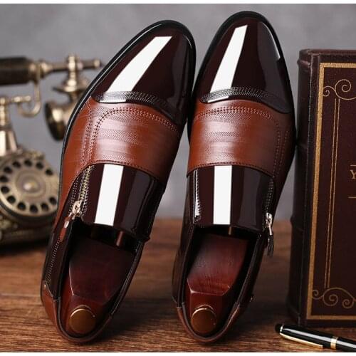 QWEDF New 2019 Men Casual Shoes Mocassin PU Summer Breathable Holes Luxurious Brand Flat Shoes for Men chaussure homme X3-30