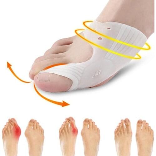 Silicone Toes Separator Pedicure Tools Bone Ectropion Adjuster Outer Appliance Foot Care Hallux Valgus Corrector Massage