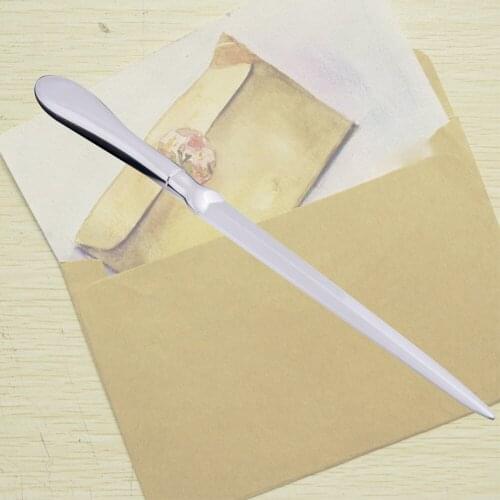 Slitter Silver Cutter Solid Office Envelope Knife Practical Letter Opener Stainless Steel Universal School Lightweight Hand