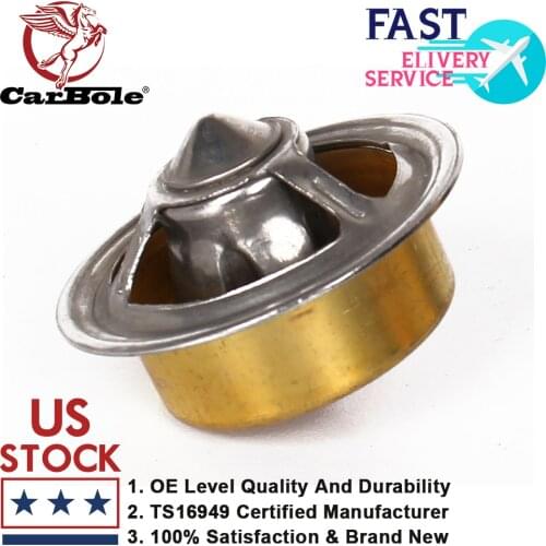 4363 Diameter 2.12" High Flow Thermostat Silverado 262 350 400 402 Fit For Chevy/Ford/Jeep/GM 160 Degree Robertshaw Style