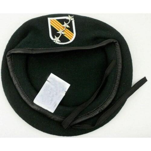 Tomwang2012. Vietnam War Us Army 5st Special Forces Group Green Beret Cap Insignia Hat