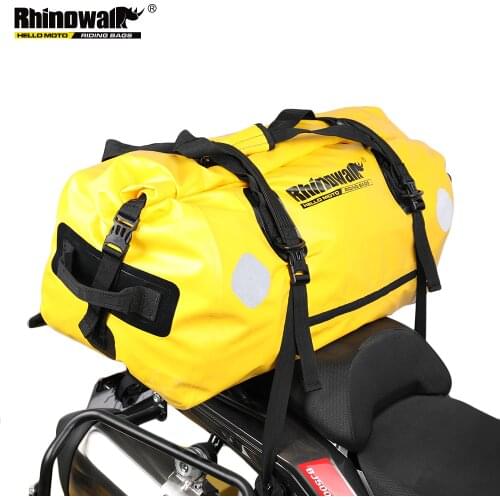 Rhinowalk Waterproof Bag Motorcycle Durable Large 65L Capacity Motorcycle Dry Duffel Bag for Travel Hiking Camping