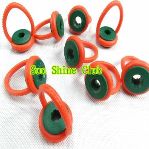 Xmlivet 100pcs/lot rubber cue stick hangers for Billiards pool cues and snooker cues colorful 9-14mm cue hangers accessories