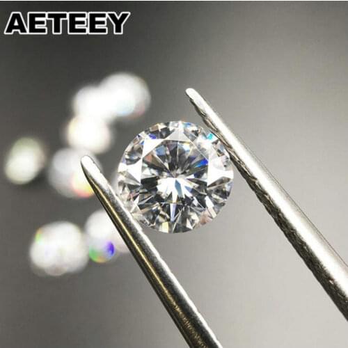 100% Genuine Loose Stone Moissanite Gemstone 3mm to 9mm D Color VVS1 Gem Stone For Diamond Ring With GRA Certificate JL-08