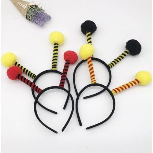 20pcs Antenna Animal Tentacle Bee Headband Anime Role Play Adult and Children Costume Birthday Party Halloween Christmas Supply