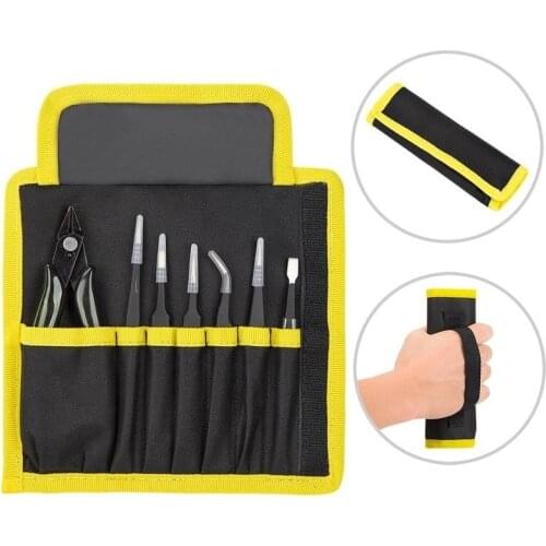 2021New Precision Tweezers With Ceramic Medical Steel Clamps For Electronics Soldering DIY Bend Phone Repair Welding Tools