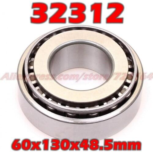 60x130x48.5 mm Tapered Roller Bearings 32312 7612E HR32312J 32312JR 32312A E32312J 32312VC12 32312U 32312E 60*130*48.5