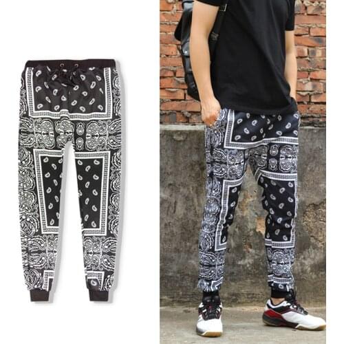 Unisex Men Women Sweatpants Paisley Bandana Trouser Boy Girls Joggers Fashion Jogging Streetwear 2021 Spring Hip Hop
