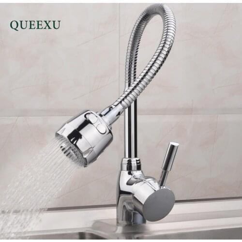 Kitchen Faucets 360Degree tap for kitchen Rotatable Spout Single Handle kitchen spigots Sink Basin Adjustable Solid Brass