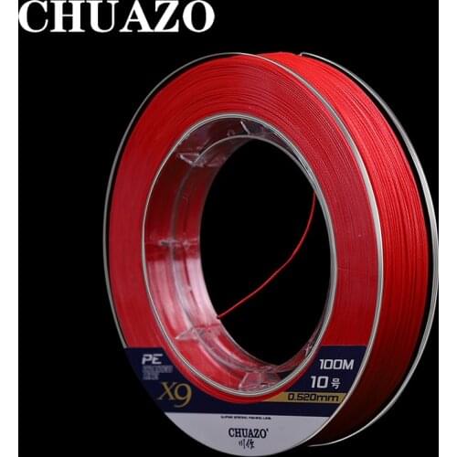 CHUAZO 8 Strands 100M 150M PE Braided Fishing Line Multifilament Fishing Line Japanese Carp Fishing Line for Ocean Fishing