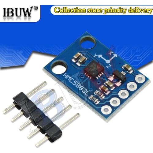 GY-273 3V-5V HMC5883L Triple Axis Compass Magnetometer Sensor Module Three Axis Magnetic Field Module For Arduino