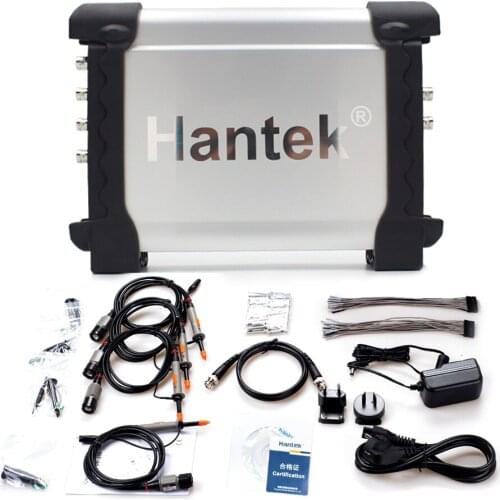 Hantek DSO-3254A USB 4 Channels Digital Storage Oscilloscopes 250Mhz 16 Channels Logic Analyzer For Vehicle Test Instrument