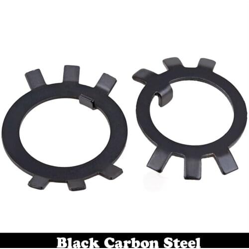 M10 M12 M14 M16 M18 M20 DIN70952 GB858 Black Carbon Steel Lock Gasket Spacer Lock Washer For Slotted Round Nut