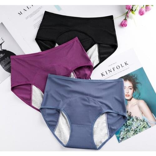 Leak Proof Menstrual Panties Sealing Up Womens Physiological Partner Inner Diaphragm-Fast Water Absorption Breathable Underwear