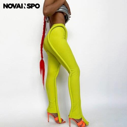 Женские цветные брюки NOVAINSPO China At AliExpress