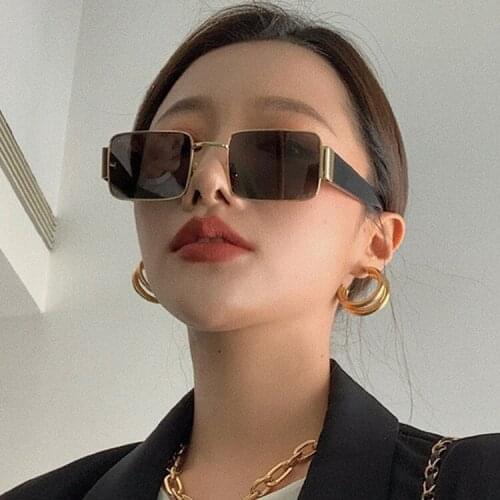 Fashion tiny narrow rectangle sunglasses women thin small sun glasses Brand Designer Vintage Glasses Lady Oculos De Sol Gafas