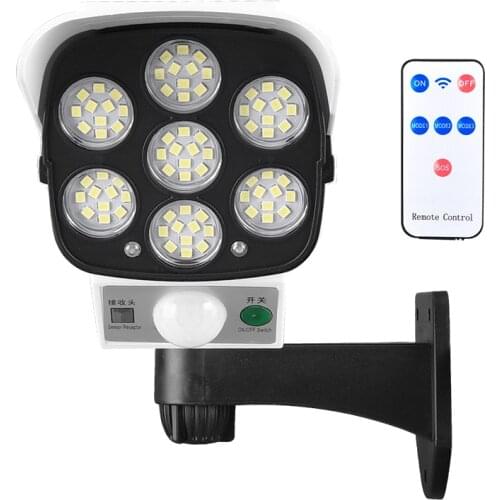 Fake Camera Solar Power Outdoor Simulation Dummy Camera Waterproof Security Security Dummy Camera With Flashing LED Light