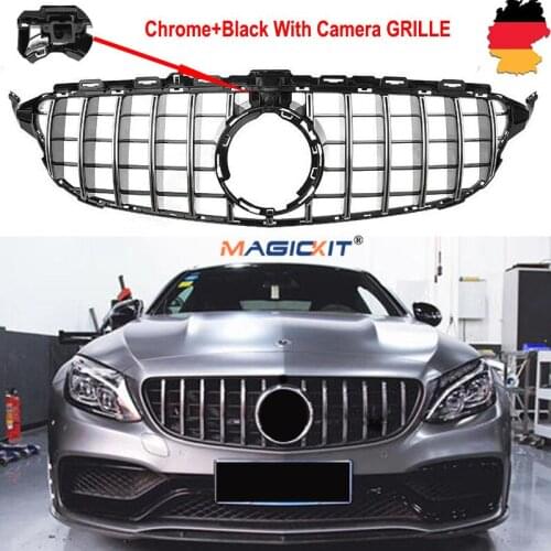 MagicKit FOR MERCEDES BENZ C CLASS W205 C205 FRONT GRILLE PANAMERICANA GT STYLE 2019