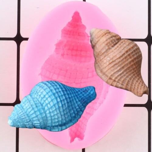 Sugarcraft Conch Silicone Mold Fondant Chocolate Molds Cake Decorating Tools Candy Resin Polymer Clay Moulds Saop Mould Baking