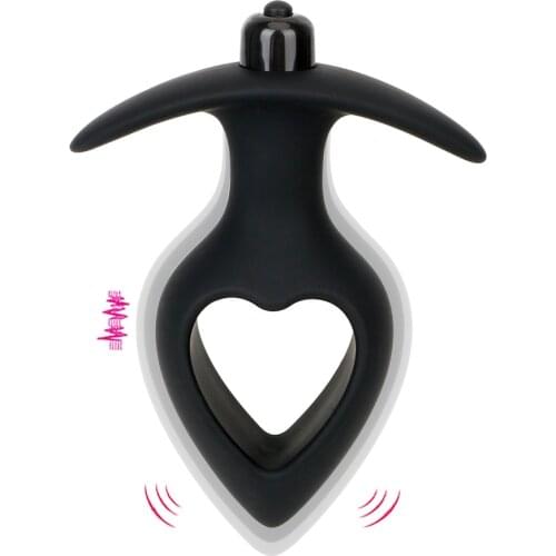 Sexy Heart Shape Vibrators Women Men Anal Plug Butt Expander Vaginal Dilator Sex Toys For Couples Games Massager Erotic Machine