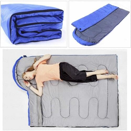 Envelope Sleeping Bag Outdoor Camping Tent Equipment Mountaineering Hiking Nature Spring Summer Autumn Adult Convenient Storage