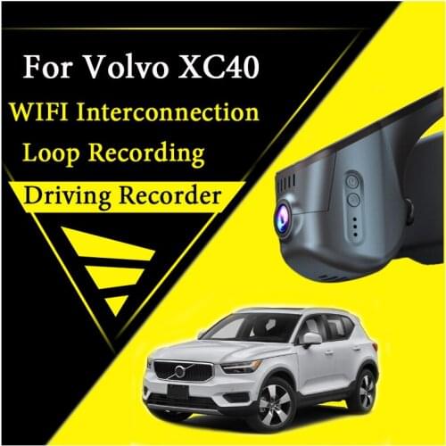 For Volvo XC40 2017~2020 Car Road Record WiFi DVR Dash Camera Driving Video Recorder