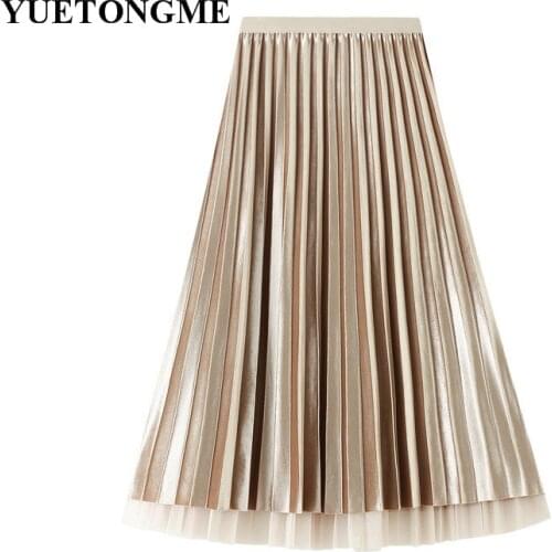 YUETONGME Women's Pleated Skirts