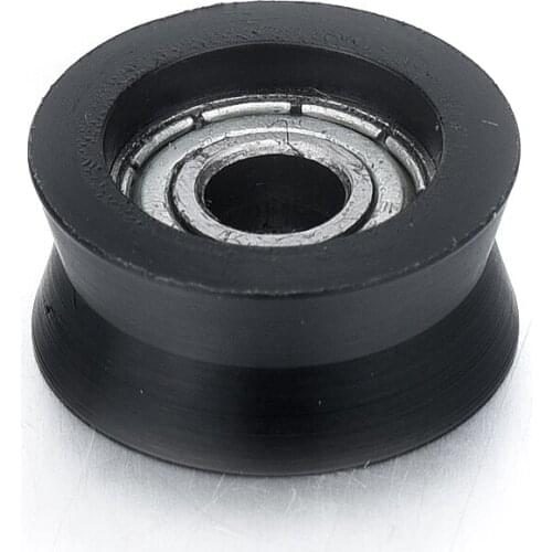 1pcs 6x21x10mm Nylon Sealed Guide Track Deep V Groove Pulley Rail Ball Bearing