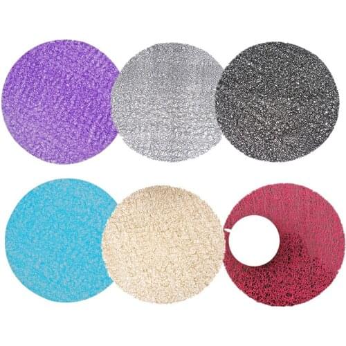 1pc Waterproof Kitchen Placemat Round Dining Table Bowl Placemat EVA Coaster Pads Cup Mats Home Decor Non Slip Pad