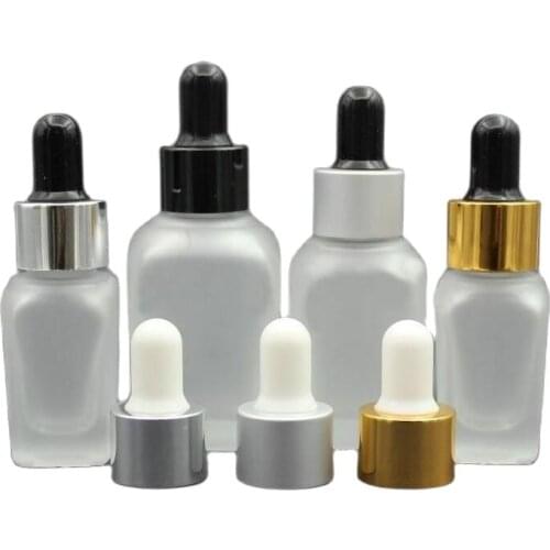 10ml 20ml 30ml glass bottle with dropper cap essential oil dropper bottle essential drop vials skin care Cosmetic Containers