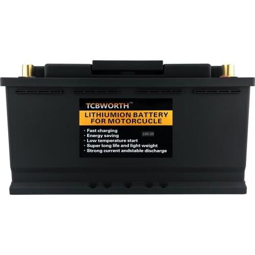 100-20 12.8V 90AH CCA 1800A High Power Jump Starter Motor Car LiFePO4 Built-in BMS Voltage Protection Lithium Iron Start Battery