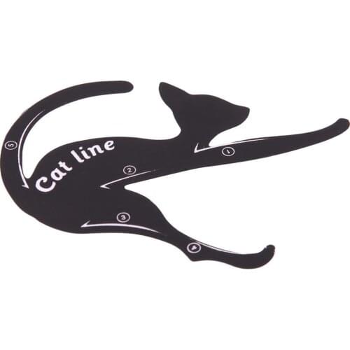 2pcs/Set Eye Liner Makeup Cat Eye Eyeliner Stencil New Design Eyeliner Stencil Models Eyebrow Eyes Liner Template Shaper Tool