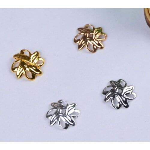 20pcs/lot 0.25*9.8MM copper flowers earrings charms making necklace pendant Crafts Components diy Jewelry materials supplies