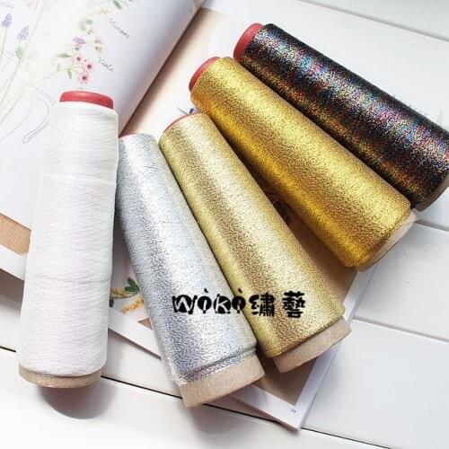 2019 Limited Time-limited Wool Wiring | Color Bright Thread Silk Yarn Guides All Colour Silver And Gold 50 Grams Of A Shaft