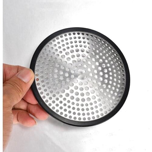 2020 Hot Sales Home Sink Filter Kitchen Bathroom Stainless Steel Geometric Circular Sink Hair Garbage Filter Accessories