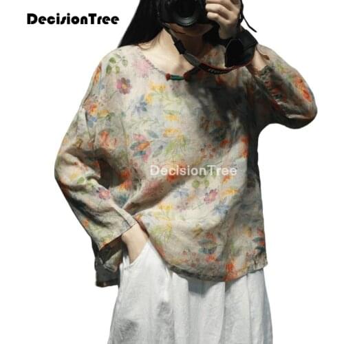 2021 chinese traditional top qipao shirt woman cheongsam style shirt chinese blouse traditional chinese clothing for women