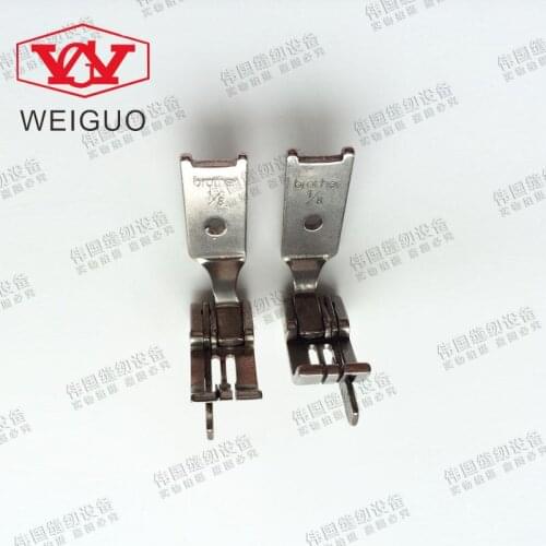 2018 Promotion Top Fashion For Brothers Double Needle Left And Right Knife Mouth Pressure Foot With All Steel Presser