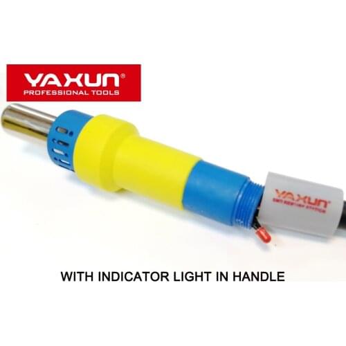 Free shipping New Hot air handle with indicator light Hot Air Gun Handle for YAXUN V83 V82 V81 Rework Soldering Station