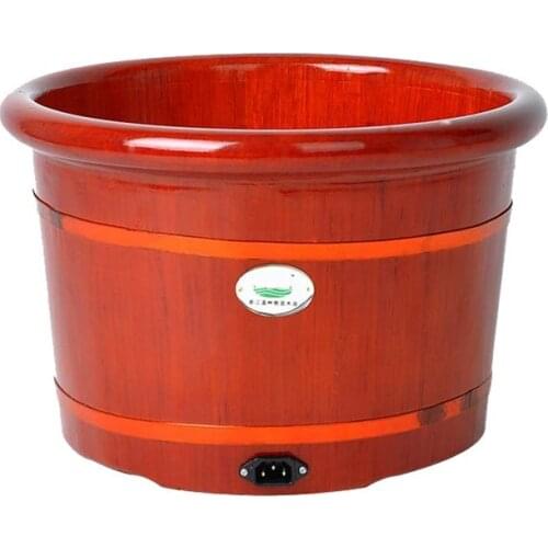 Barrel automatic heating massage foot bath barrels foot massage basin washing footbath deep barrel bubble footbath heat