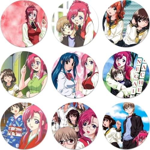 Onegai Teacher anime desktop wallpaper Brooch Pin Cosplay Badge Accessories For Clothes Backpack Decoration Gift