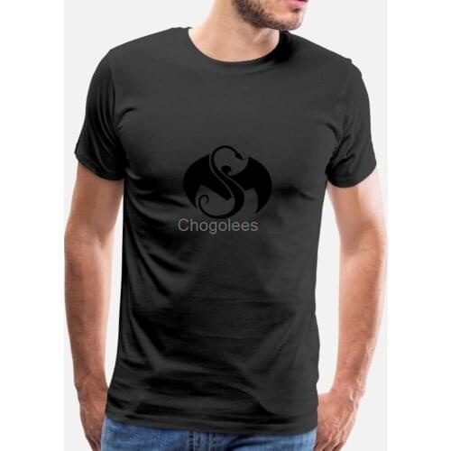 Strange music logo black t shirt men Crazy tee shirt O Neck Normal Crazy New Style Spring Autumn Family shirt
